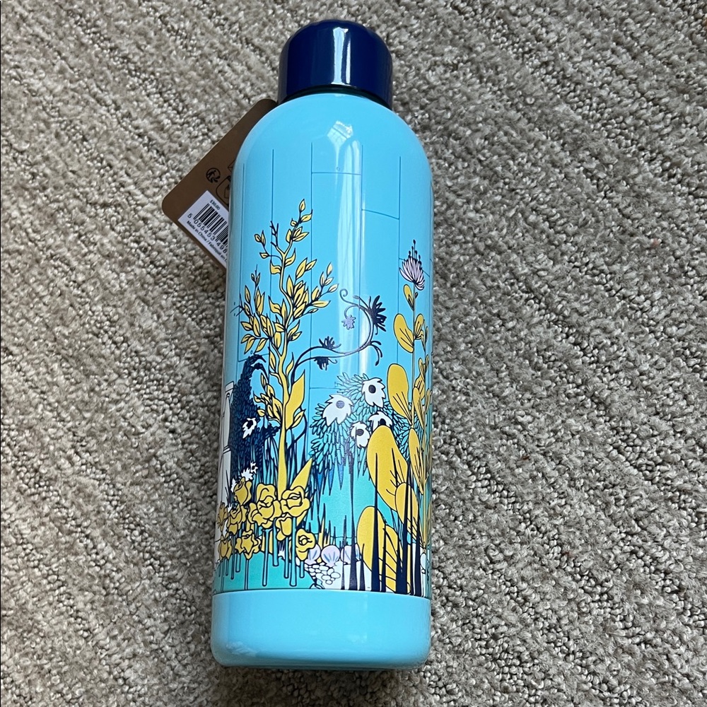 Moomin Light Blue Character Stainless Water Bottle - Picture 2 of 8